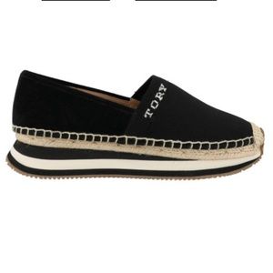 Tory Burch Black Espadrilles